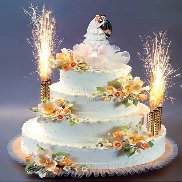 Pasta Maytabı 24 Adet Pasta volkanı Kıvılcım Saçar ürün görseli