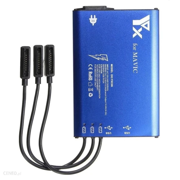 Djı Mavic Pro Çoklu Şarj Cihazı Kumanda Batarya Şarj ürün görseli