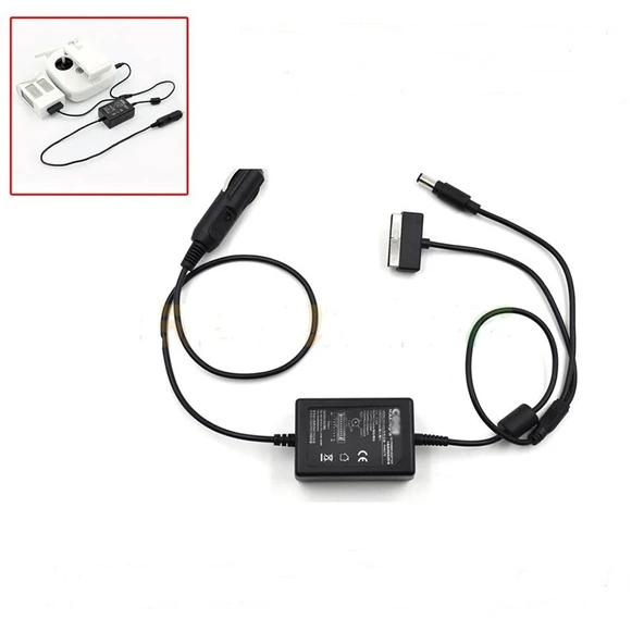 Djı Phantom 4 Araç Şarjı Oto Çakmaklık Şarj Aleti - Resim 2