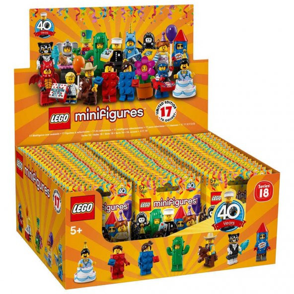 LEGO Minifigures 71021 Series 18: 5.Firework Guy - Resim 4