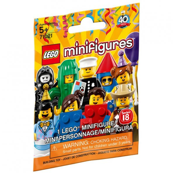 LEGO Minifigures 71021 Series 18: 16.Birthday Party Boy - Resim 2
