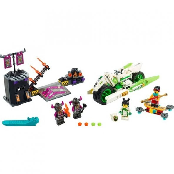 LEGO Monkie Kid 80006 White Dragon Horse Bike