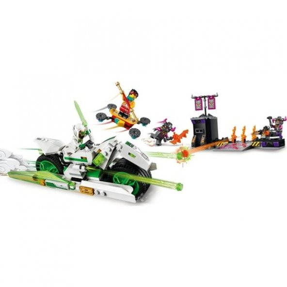 LEGO Monkie Kid 80006 White Dragon Horse Bike - 4