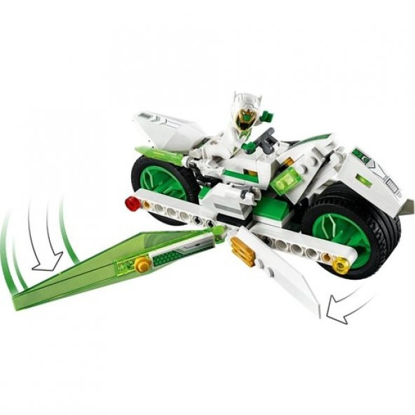 LEGO Monkie Kid 80006 White Dragon Horse Bike - 5