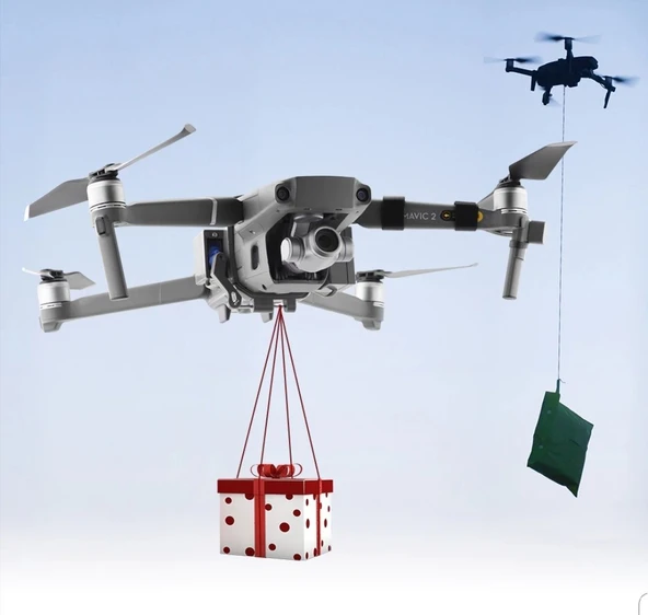 Evlilik Teklifi Organizasyonu Drone İle Havadan Hediye Kutu Getirme ürün görseli