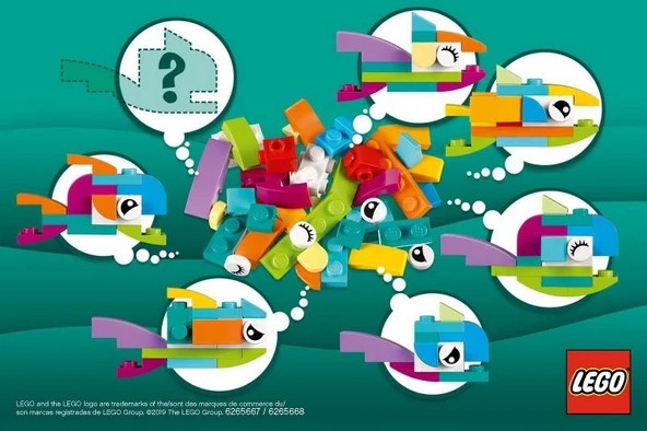 LEGO Creator 30545 Fish Free Builds - Make It Yours - Resim 2