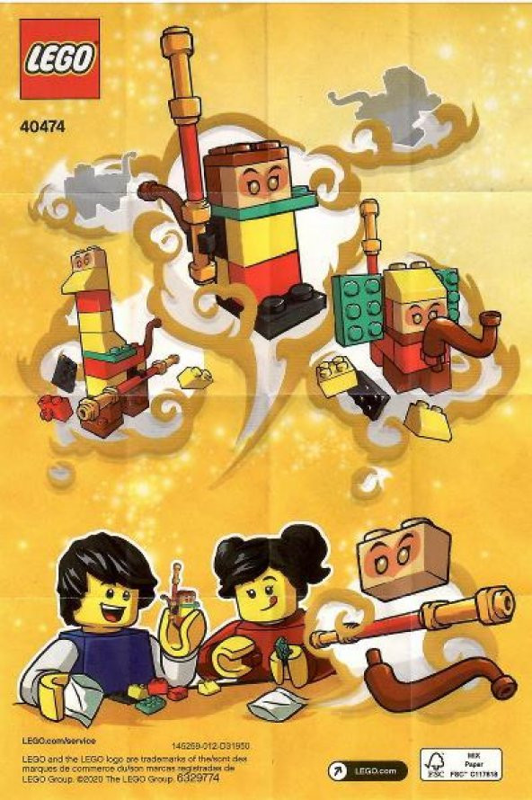 LEGO Monkie Kid 40474 Build your own Monkey King - 2