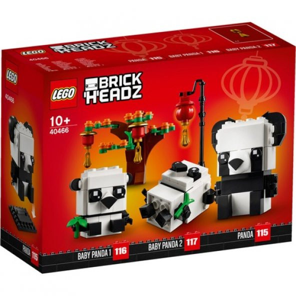 LEGO BrickHeadz 40466 Chinese New Year Pandas - 2