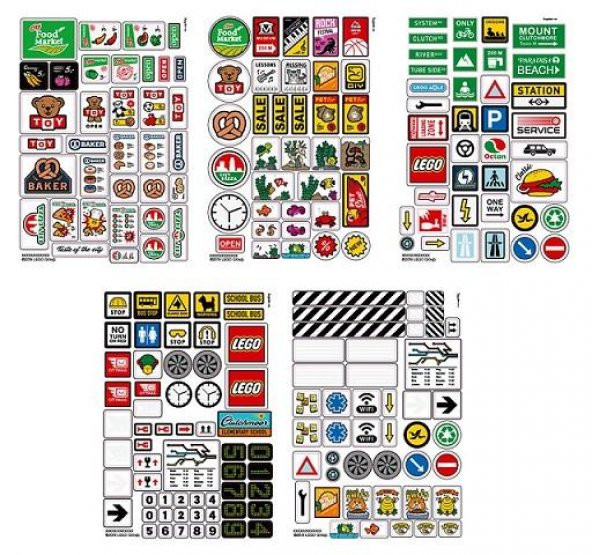 LEGO Xtra 853921 Brick Stickers - 3