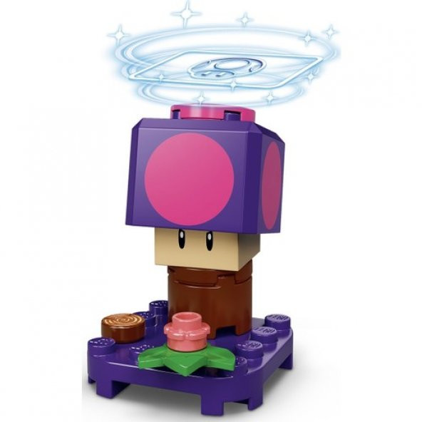 LEGO Super Mario 71386 Character Pack 2: 7.Poison Mushroom