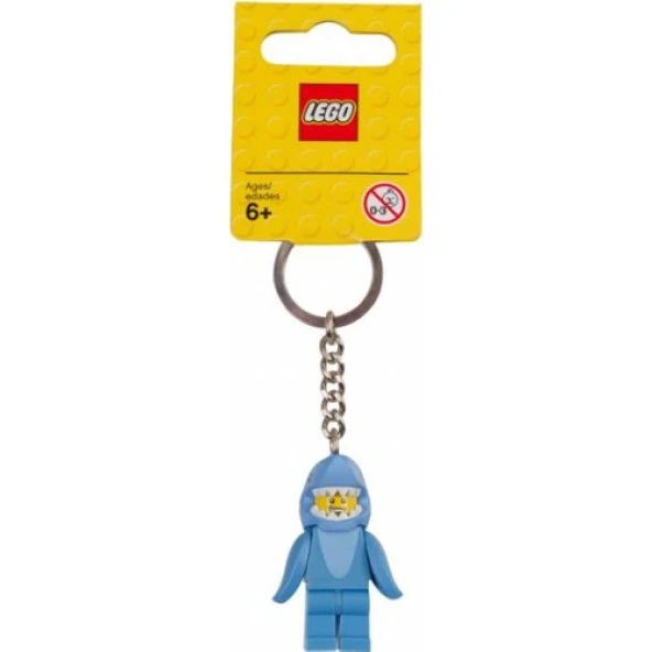 LEGO Minifigures 853666 Shark Suit Guy Key Chain - Resim 2