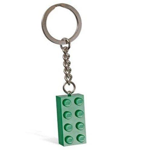 LEGO 852096 Green Brick Key Chain - 2