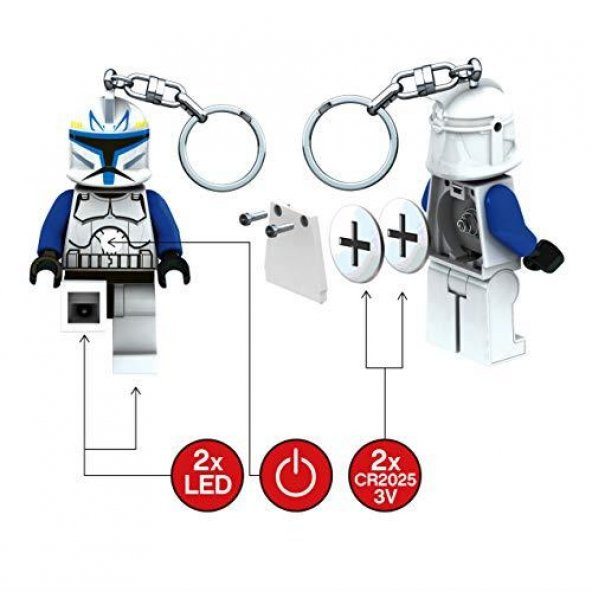 LEGO Star Wars Captain Rex LED Key Light - 4