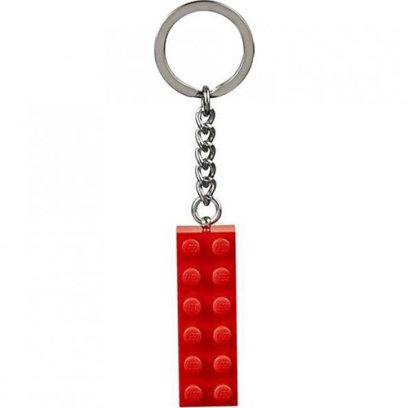 LEGO Brick 853960 2x6 Red Key Chain - 3