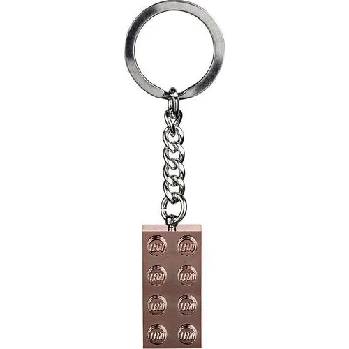 LEGO Brick 853793 2x4 Rose Gold Keyring