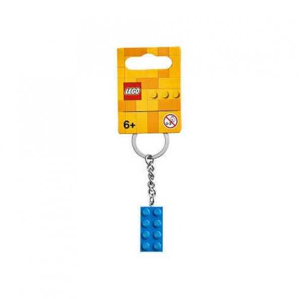 LEGO Brick 853993 2x4 Bright Blue Keyring