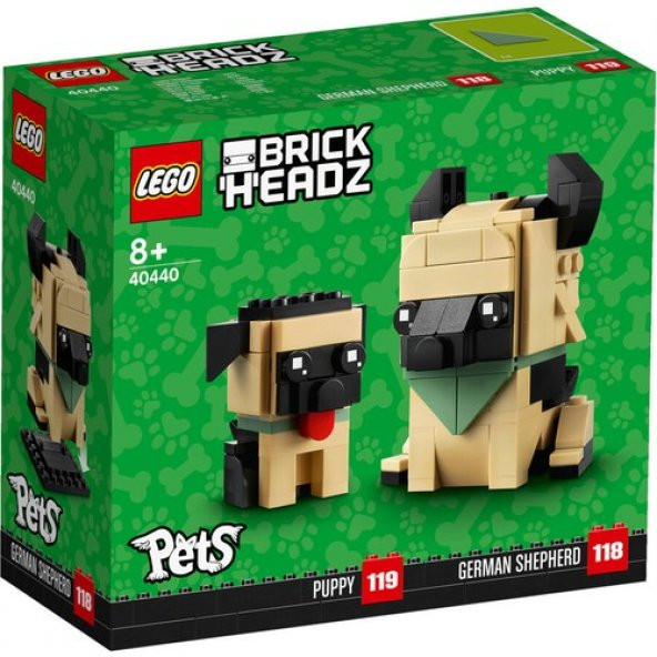 LEGO BrickHeadz 40440 German Shepherd - Resim 2