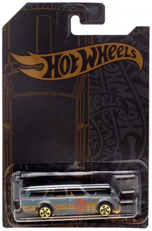 Hot Wheels 51th Anniversary Satin Chrome 71 Datsun 510 Wagon