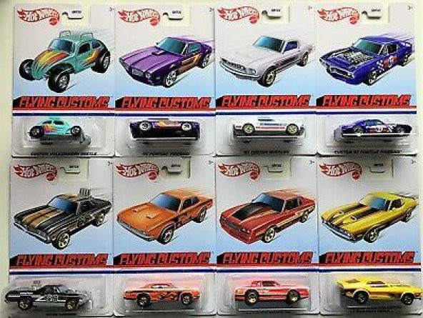 Hot Wheels 2021 Flying Customs 8 Araçlık Set