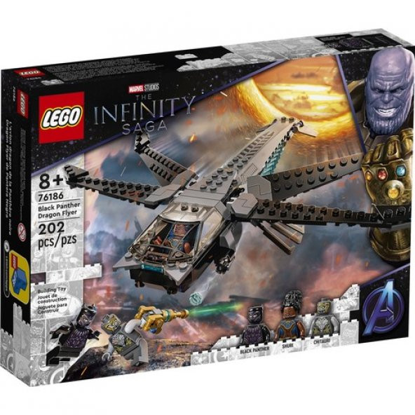 Lego Super Heroes 76186 Black Panther Dragon Flyer - 3