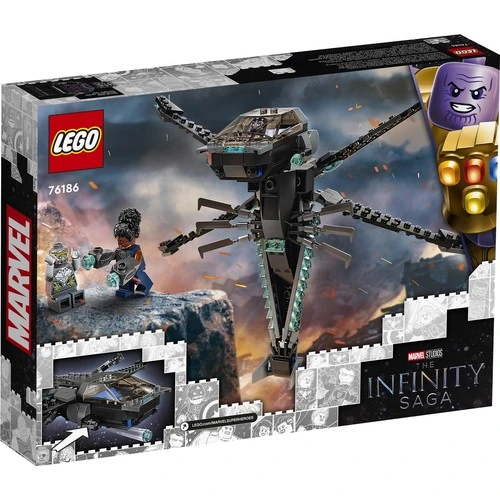 LEGO Super Heroes 76186 Black Panther Dragon Flyer - Resim 4