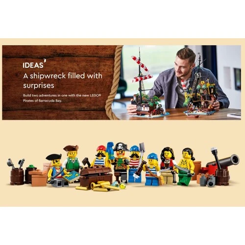 LEGO Ideas 21322 Pirates of Barracuda Bay - Resim 4
