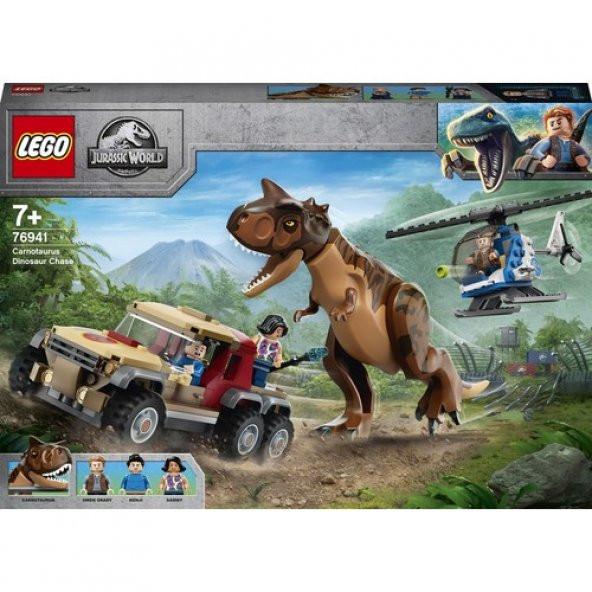 LEGO Jurassic World 76941 Carnotaurus Dinosaur Chase - Resim 2