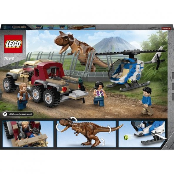 LEGO Jurassic World 76941 Carnotaurus Dinosaur Chase - Resim 3