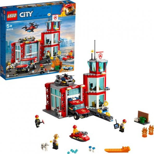 LEGO City 60215 Fire Station - Resim 2