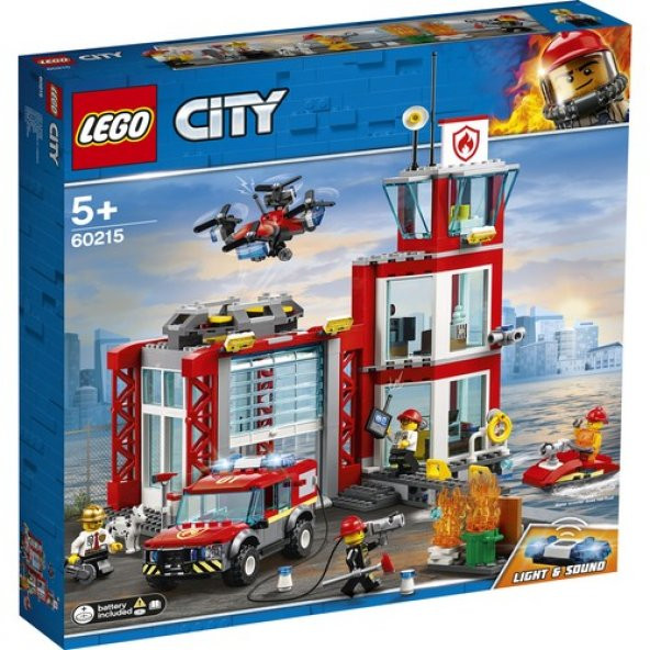 LEGO City 60215 Fire Station - Resim 4