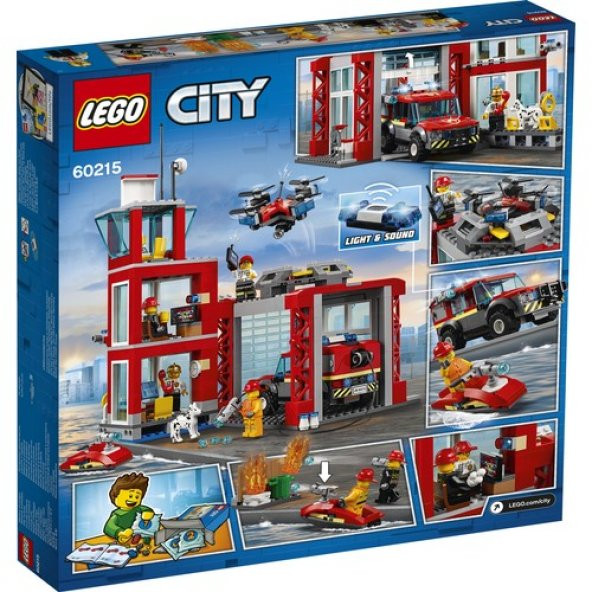 LEGO City 60215 Fire Station - Resim 5