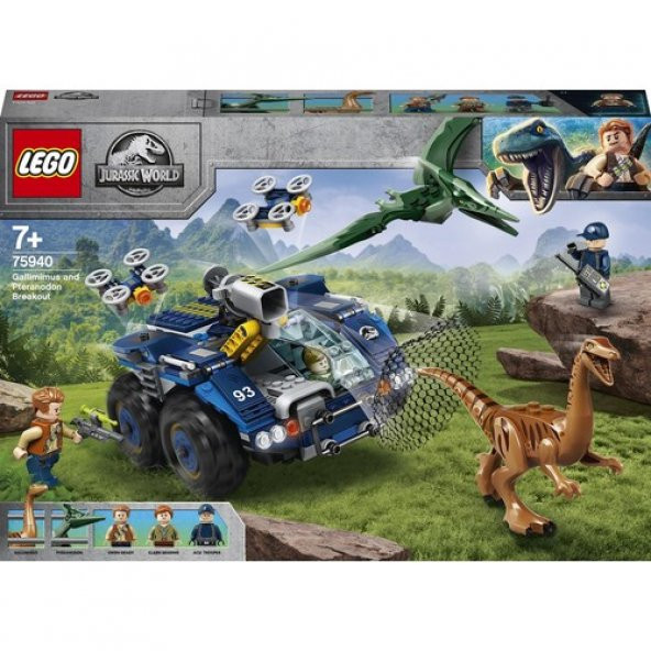 LEGO Jurassic World 75940 Gallimimus and Pteranodon Breakout - 3