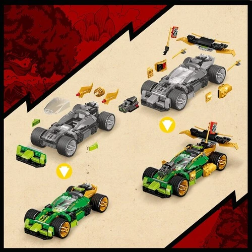 LEGO Ninjago 71763 Lloyd's Race Car EVO - Resim 6