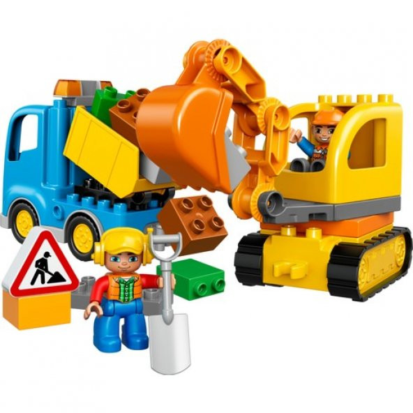 LEGO Duplo 10812 Truck Tracked Excavator - 2