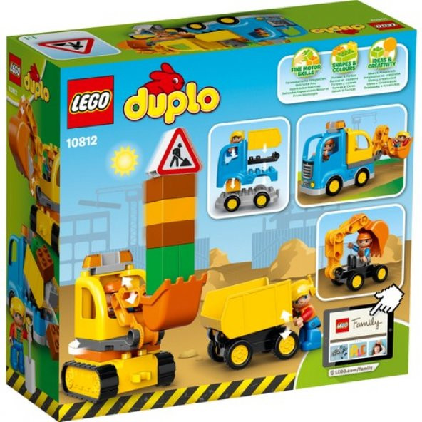 LEGO Duplo 10812 Truck Tracked Excavator - 4