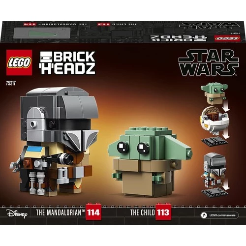 LEGO BrickHeadz 75317 The Mandalorian and The Child - 4