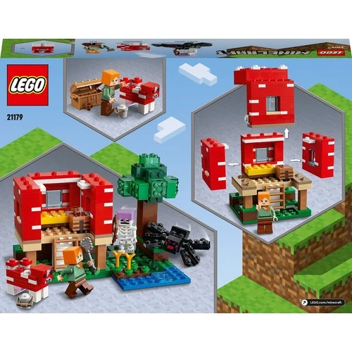 LEGO Minecraft 21179 The Mushroom House - 3