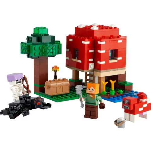 LEGO Minecraft 21179 The Mushroom House - 2