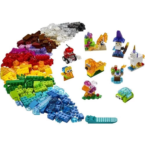Lego Classic 11013 Creative Transparent Bricks - Resim 2