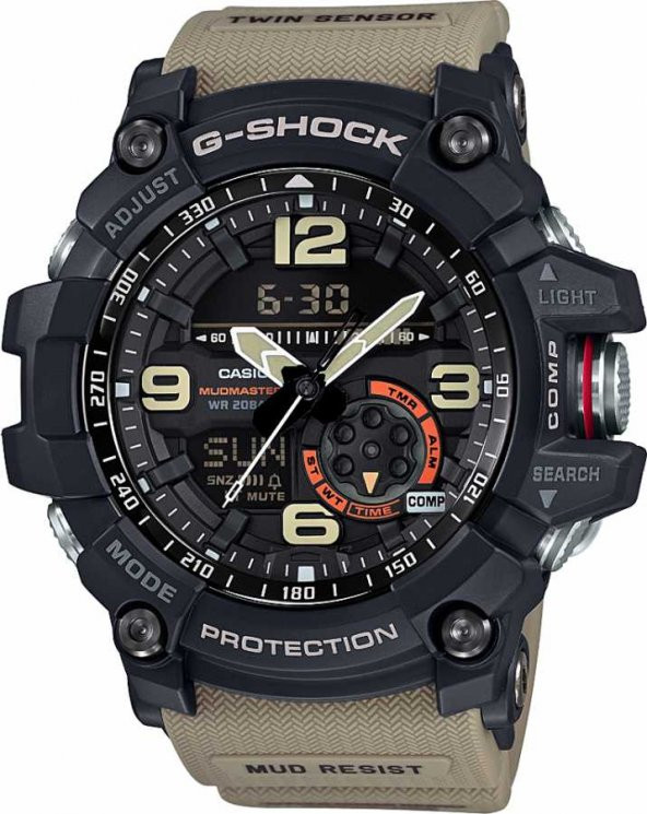 GG-1000-1A5DR Casio G-Shock Mudmaster Erkek Kol Saati - 2