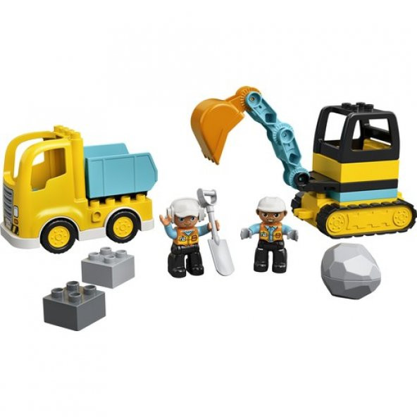 LEGO Duplo 10931 Truck and Tracked Excavator - 2