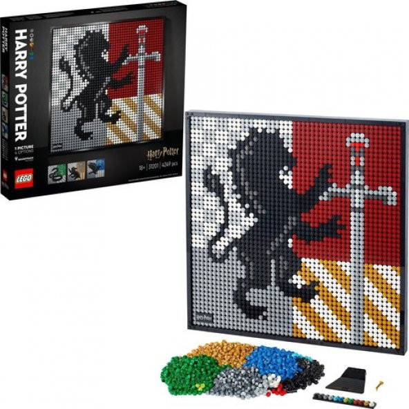 LEGO Art 31201 Harry Potter Hogwarts Crests