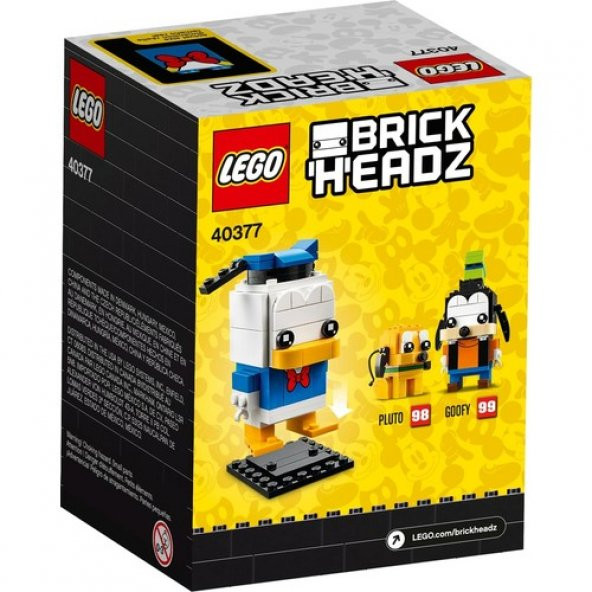 LEGO Brickheadz 40377 Donald Duck - 3