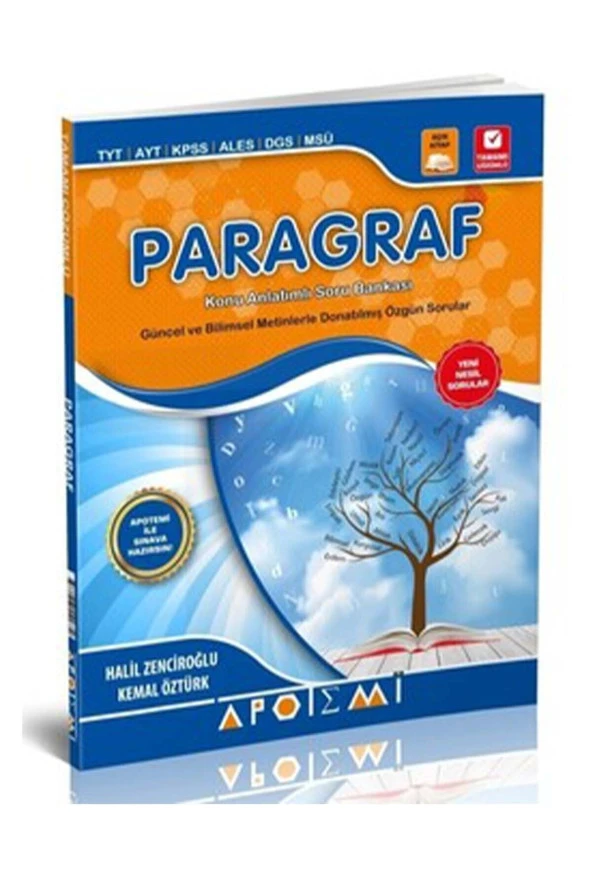 Apotemi Paragraf Konu Anlatımlı Soru Bankası 2022