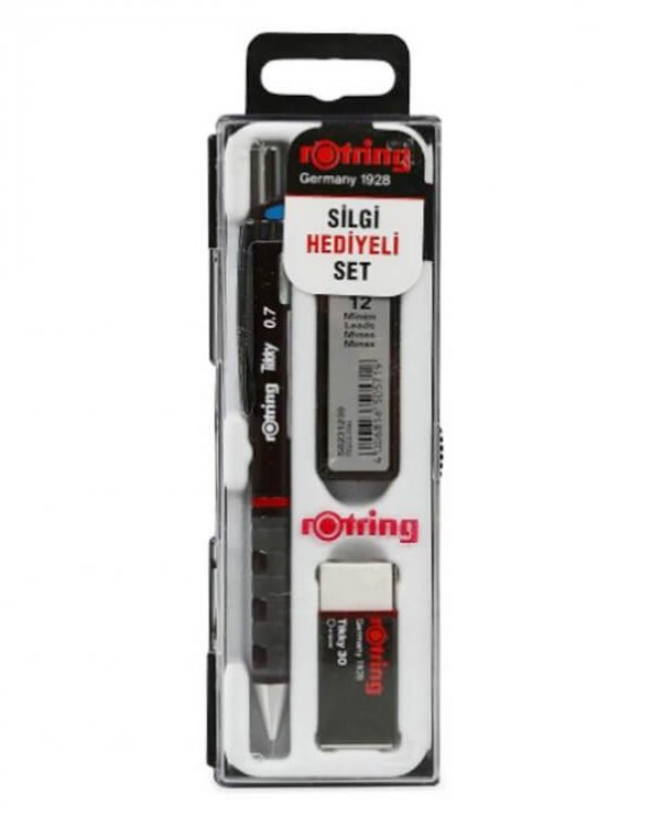 Rotring Mekanik Kurşun Kalem Seti 0.7-Bordo