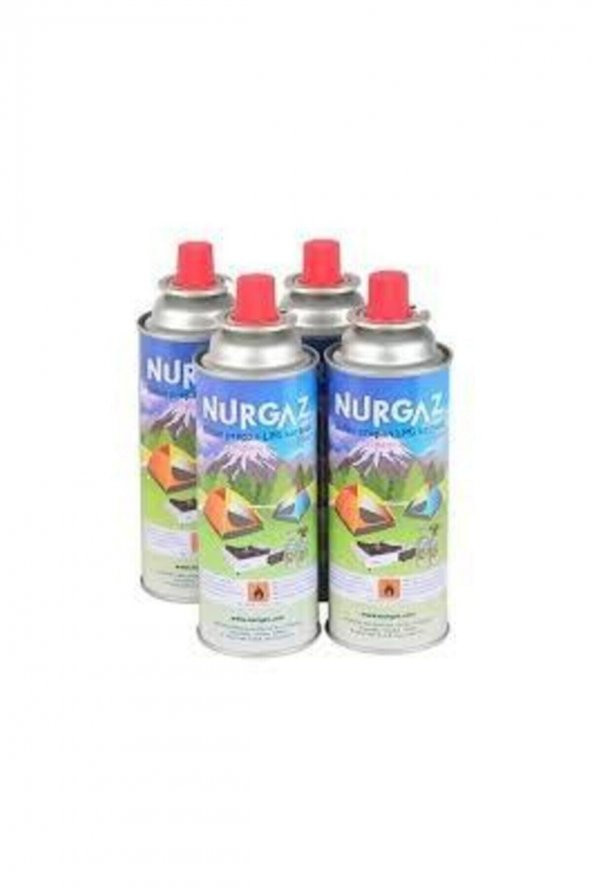 NURGAZ KAMP Nurgaz 4 Adet Ng207 220gr Valfli Lpg Kartuş