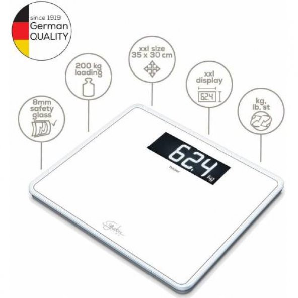 BEURER GS 410 SİGNATURELİNE WHİTE DİGİTAL BASKÜL - 2