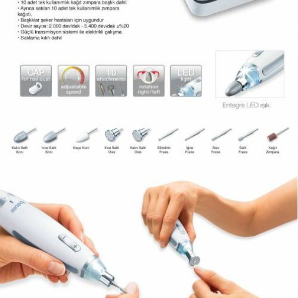 Beurer Mp 62 Profiline Manikür Ve Pedikür Seti - 10 Uçlu - 2