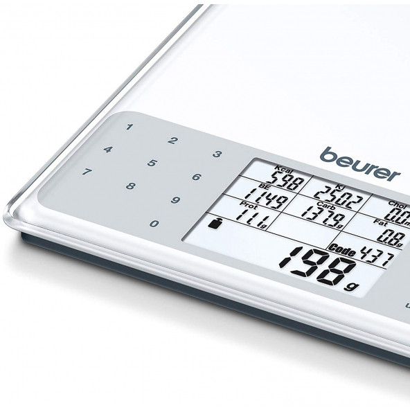 Beurer Ds 61 950 Besin Kayıtlı Mutfak Tartısı Terazisi Alman - 2