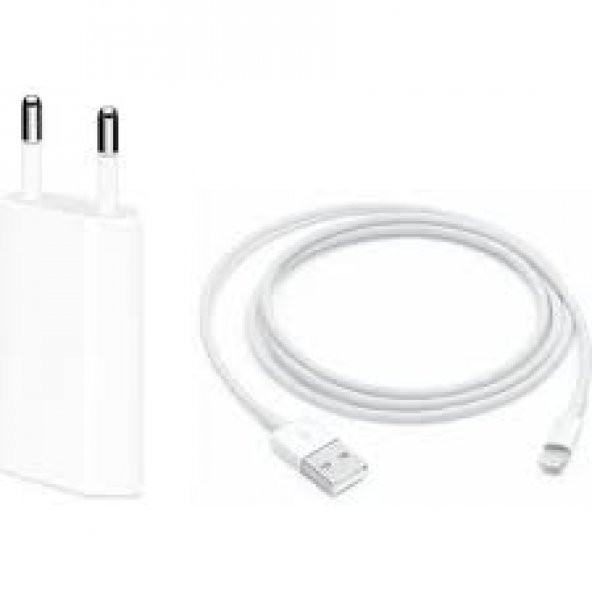 ASF İphone USB Lightning 2m. Şarj Kablosu+5W Adaptör (KABLO KORUYUCU HEDİYELİ!) - 2